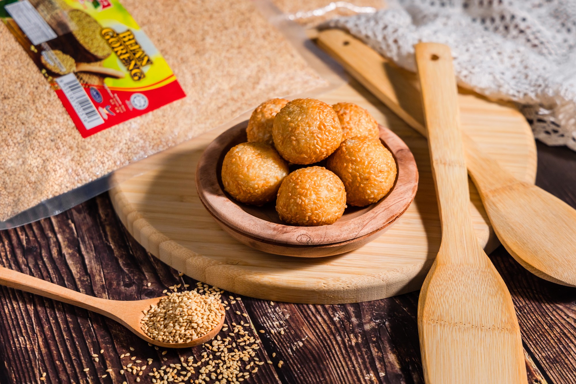 fried Sesame Seeds